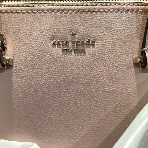 Kate Spade Rose Smoke (Pink)  Meduim Dome Satchel Pebble Embossed Crossb… - Picture 10 of 10